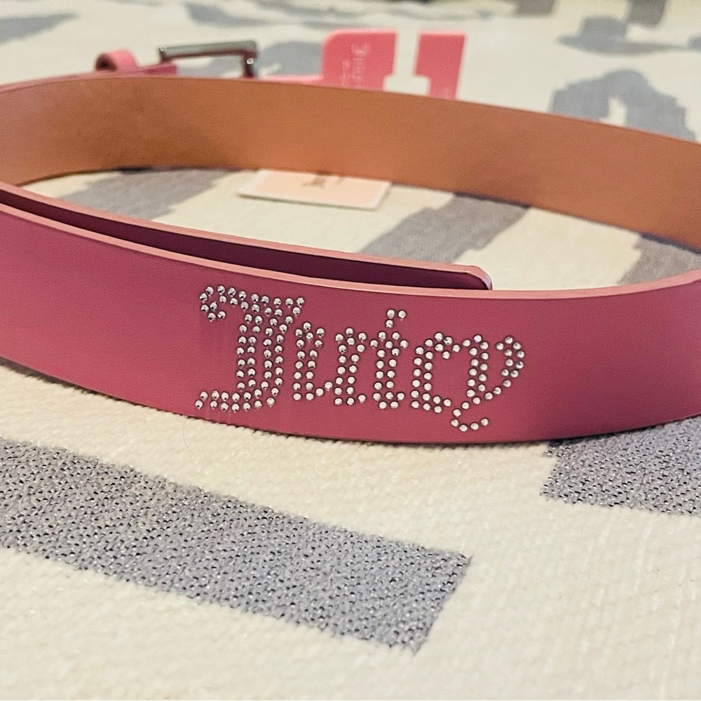 NWT Juicy Couture Sparkle Belt Rhinestone Logo